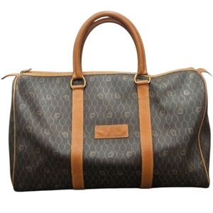 DIOR Honeycomb Weekender Duffle Travel Bag + COA | Vintage